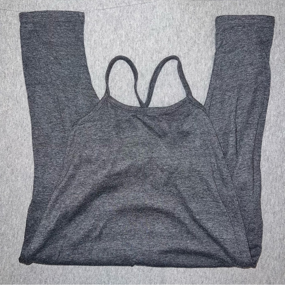 Stem Girls Gray Sleeveless Jumpsuit